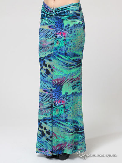 Юбка MadamT, цвет цвет зеленый / синий