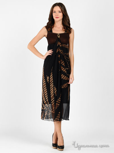 Платье Bona Dea, цвет цвет коричневый