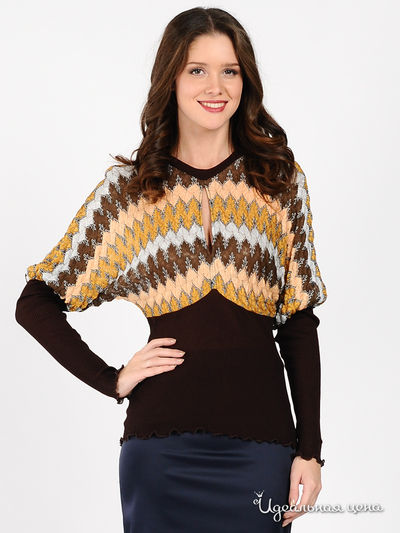 Джемпер Bona Dea, цвет цвет коричневый