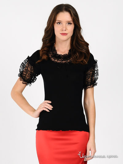 Блуза Bona Dea, цвет цвет черный