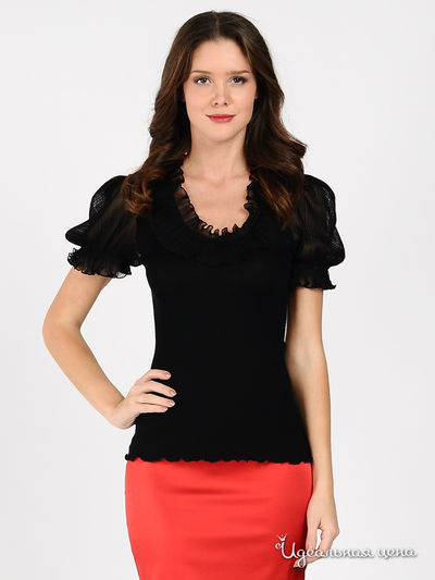 Блуза Bona Dea, цвет цвет черный