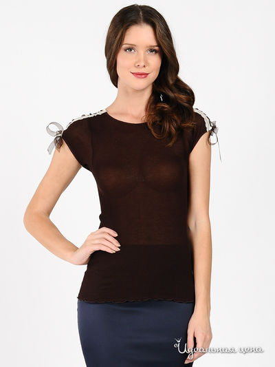 Блуза Bona Dea, цвет цвет коричневый