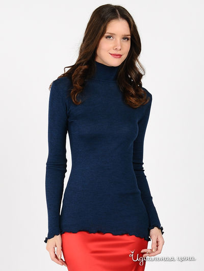 Водолазка Bona Dea, цвет цвет синий