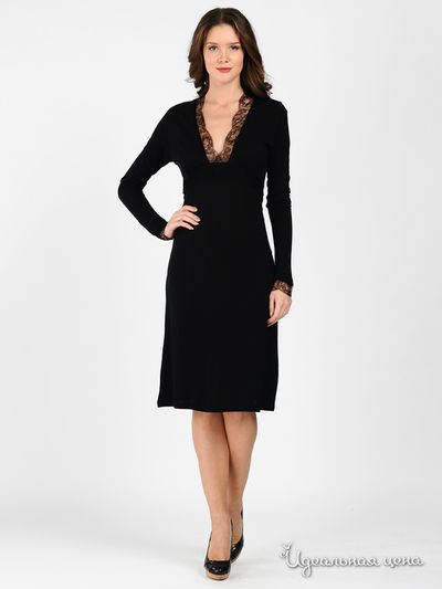 Платье Bona Dea, цвет цвет черный