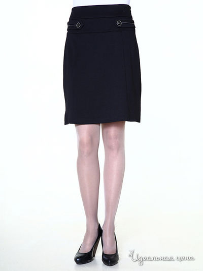 Юбка Pompa, цвет цвет черный