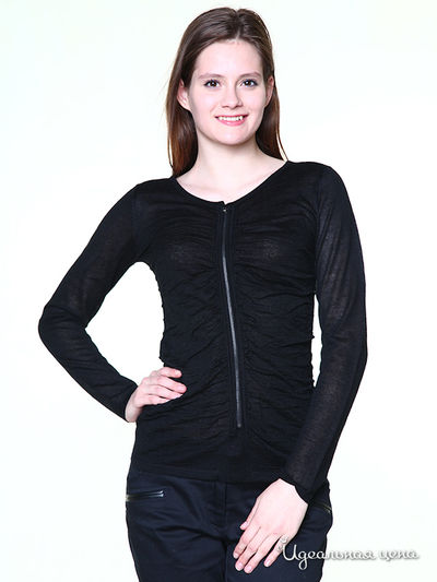 Блуза Pompa, цвет цвет черный