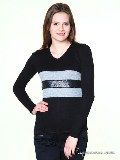 Джемпер Pompa, цвет цвет черный