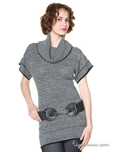 Туника Pompa, цвет цвет черный / белый