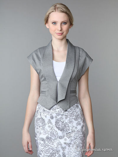 Жакет Pompa, цвет цвет светло-серый