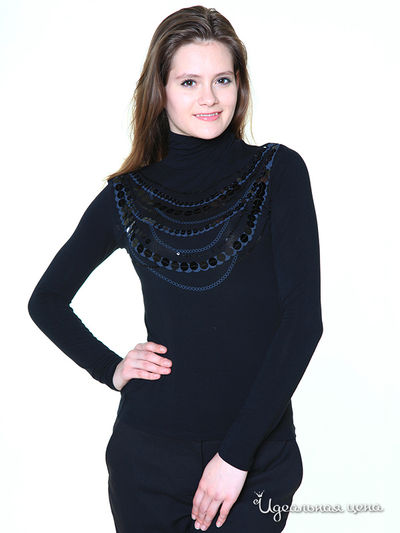 Блуза Pompa, цвет цвет черный