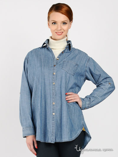 Блуза Tommy Hilfiger, цвет цвет голубой