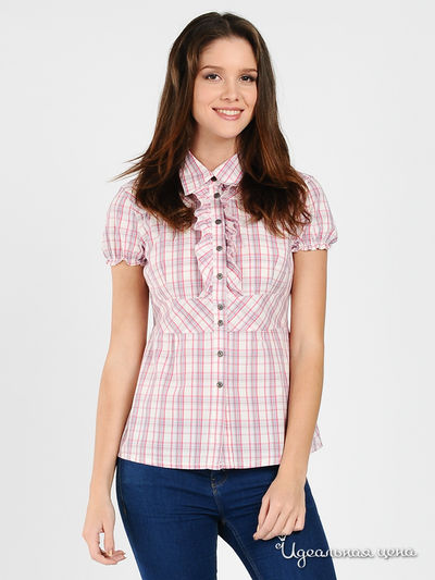 Блуза Tommy Hilfiger, цвет цвет розовый / белый