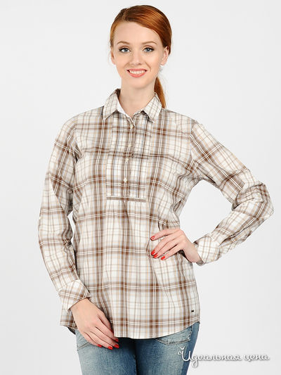 Туника Tommy Hilfiger, цвет цвет бежевый / белый