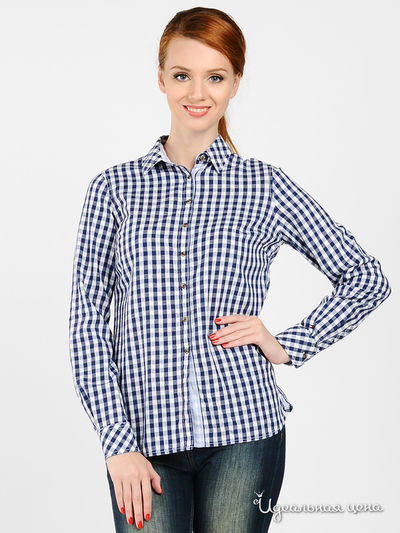 Блуза Tommy Hilfiger, цвет цвет синий / белый