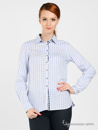 Блуза Tommy Hilfiger, цвет цвет голубой / белый