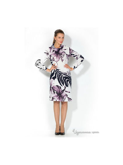 Платье Remix, цвет цвет молочный / фиолетовый