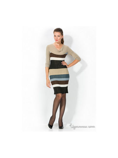 Платье Remix, цвет цвет мультиколор / принт полоски