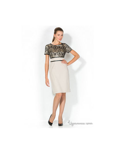 Платье Remix, цвет цвет бежевый