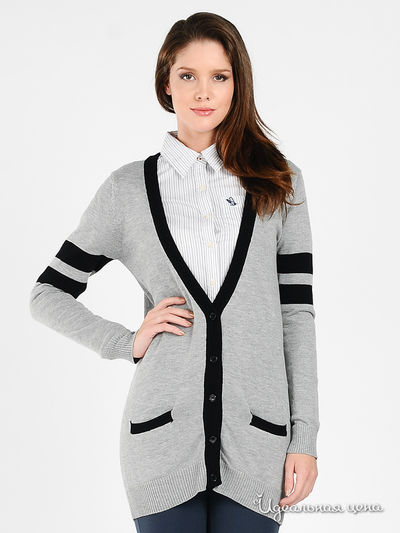 Кардиган POL, цвет цвет серый
