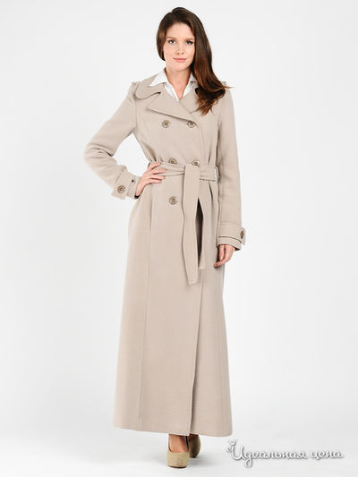 Пальто SS by SS, цвет цвет бежевый