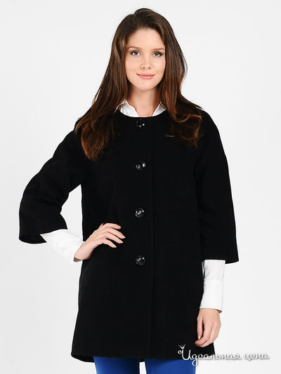 Пальто SS by SS, цвет цвет черный