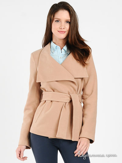 Пальто SS by SS, цвет цвет бежевый