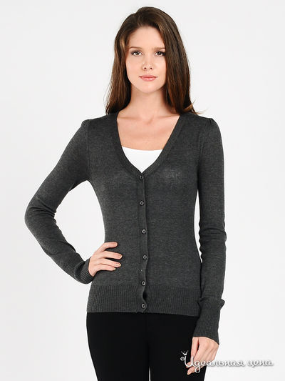 Кардиган Zenana Outfitters, цвет цвет темно-серый