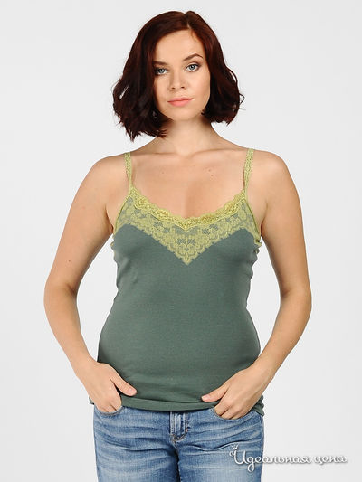 Топ GATE ONE, цвет цвет приглушенный изумрудный