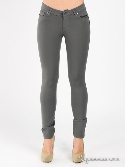 Брюки KRAZY LOVE, цвет цвет серый