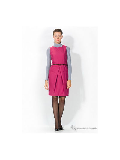 Платье Remix, цвет цвет брусничный