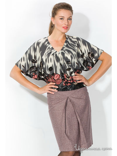 Юбка Remix, цвет цвет молочный / фиолетовый