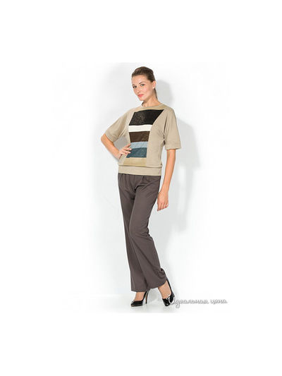 Блузка Remix, цвет цвет бежевый