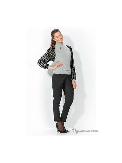 Блузка Remix, цвет цвет черный / серый