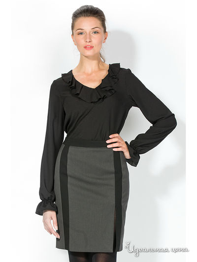 Юбка Remix, цвет цвет серый