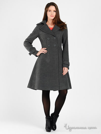 Пальто SS by SS, цвет цвет асфальтовый