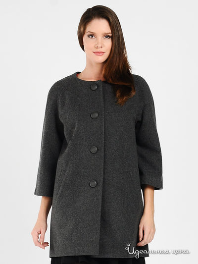 Пальто SS by SS, цвет цвет асфальтовый