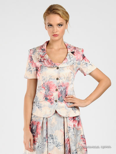 Жакет Vaude, цвет цвет бежевый / коралловый