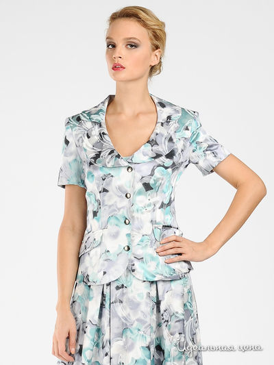 Жакет Adzhedo, цвет цвет серебристый / мятный