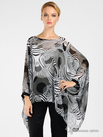 Туника Adzhedo, цвет цвет серый / черный