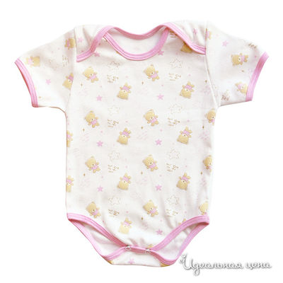 Боди Микита, цвет цвет белый / розовый