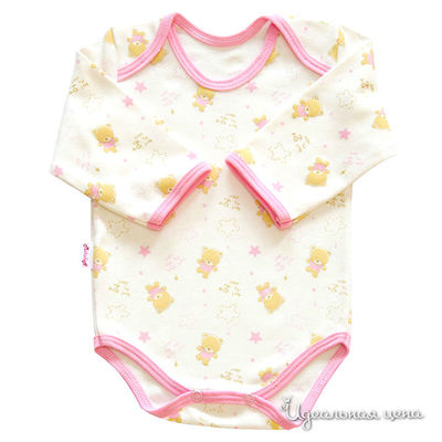 Боди Микита, цвет цвет белый / розовый