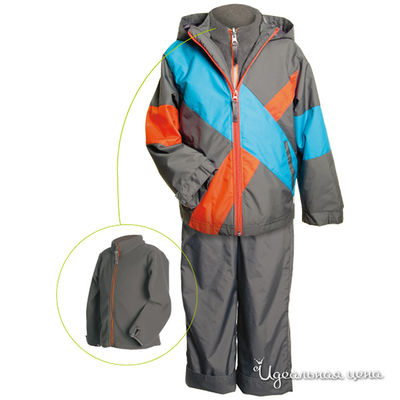 Комплект PerlimPinpin, цвет цвет серый / голубой