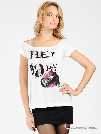 Футболка Miss Sixty, цвет цвет белый