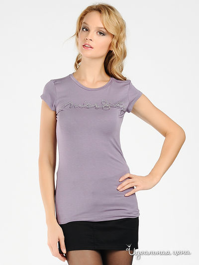Футболка Miss Sixty, цвет цвет сиреневый