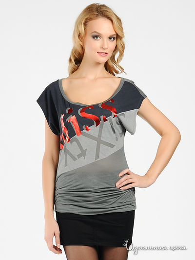 Футболка Miss Sixty, цвет цвет серый