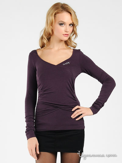 Лонгслив Miss Sixty, цвет цвет сливовый