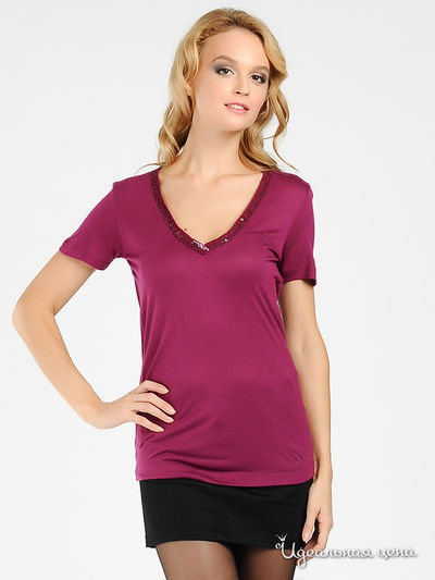 Футболка Miss Sixty, цвет цвет малиновый