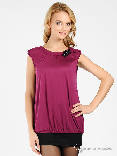 Футболка Miss Sixty, цвет цвет малиновый