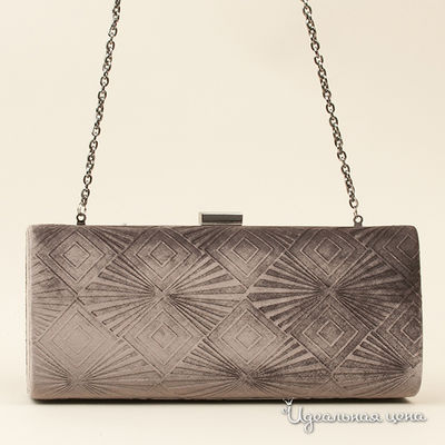 Клатч Menbur, цвет цвет серый