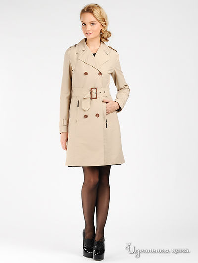 Пальто Top Secret, цвет цвет бежевый